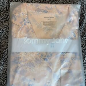 Tommy John Peach and Light Blue Floral Pajama Set